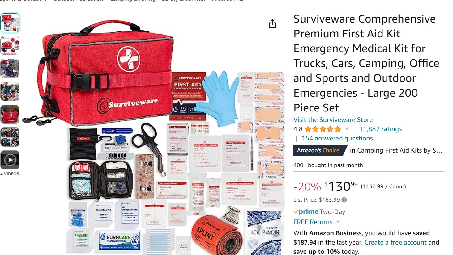 131 ON AMAZON WITH 10,000+ 5STAR REVIEWS! See additional image